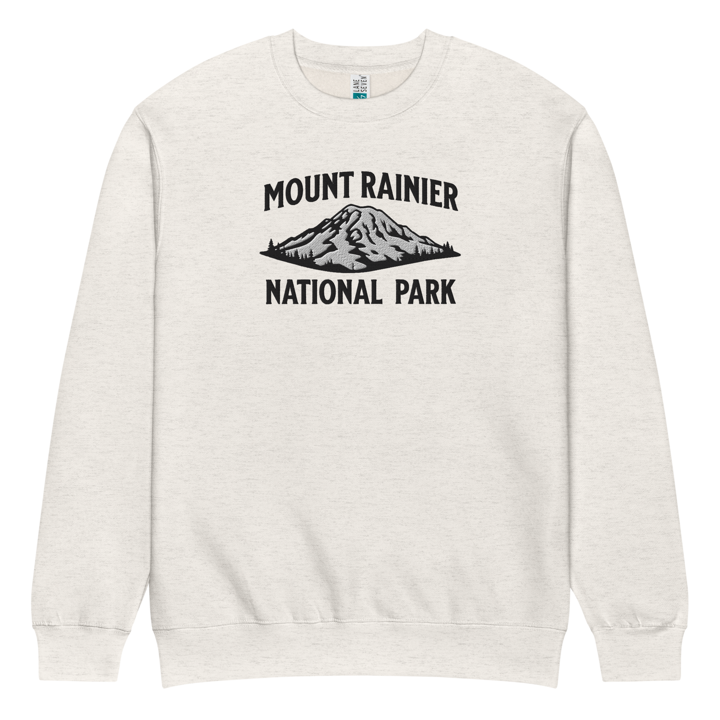 Mount Rainier Embroidered Mountain Crewneck Sweatshirt Sweatshirt Park Service Apparel