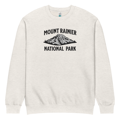 Mount Rainier Embroidered Mountain Crewneck Sweatshirt Sweatshirt Park Service Apparel