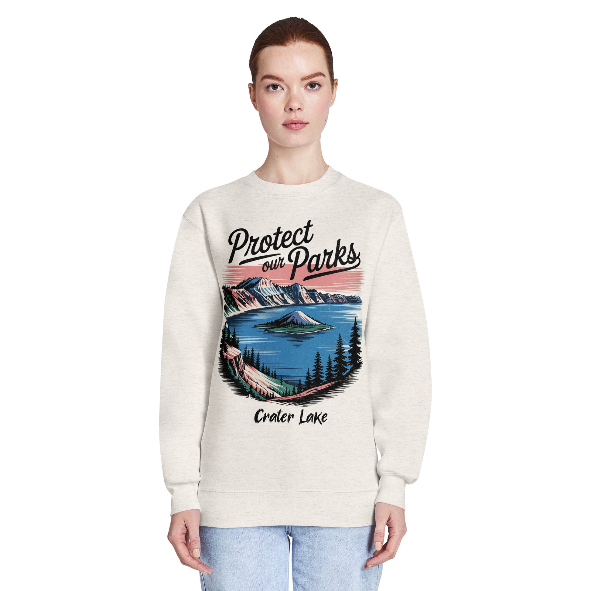 Protect Our Parks Crater Lake Crewneck Sweatshirt Park Service Apparel