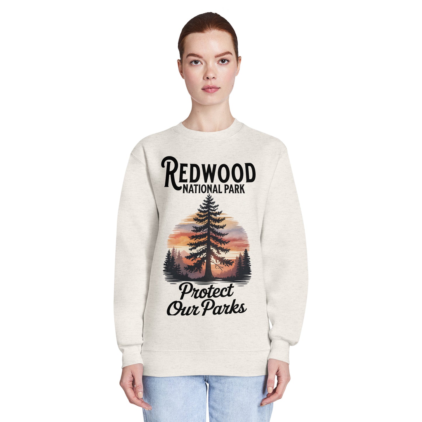 Protect Our Parks Redwood Crewneck Sweatshirt Sweatshirt Park Service Apparel