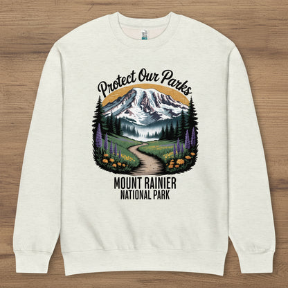 Protect Our Parks Rainier Crewneck Sweatshirt Sweatshirt Park Service Apparel Oatmeal Heather S