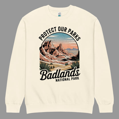 Protect Our Parks Badlands Crewneck Sweatshirt Park Service Apparel Sandshell S