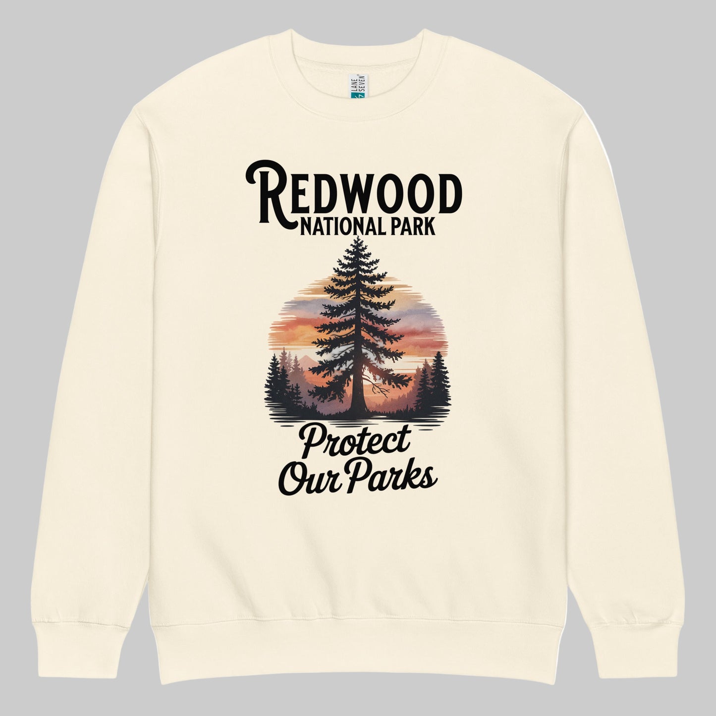 Protect Our Parks Redwood Crewneck Sweatshirt Sweatshirt Park Service Apparel Sandshell S