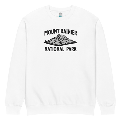 Mount Rainier Embroidered Mountain Crewneck Sweatshirt Sweatshirt Park Service Apparel