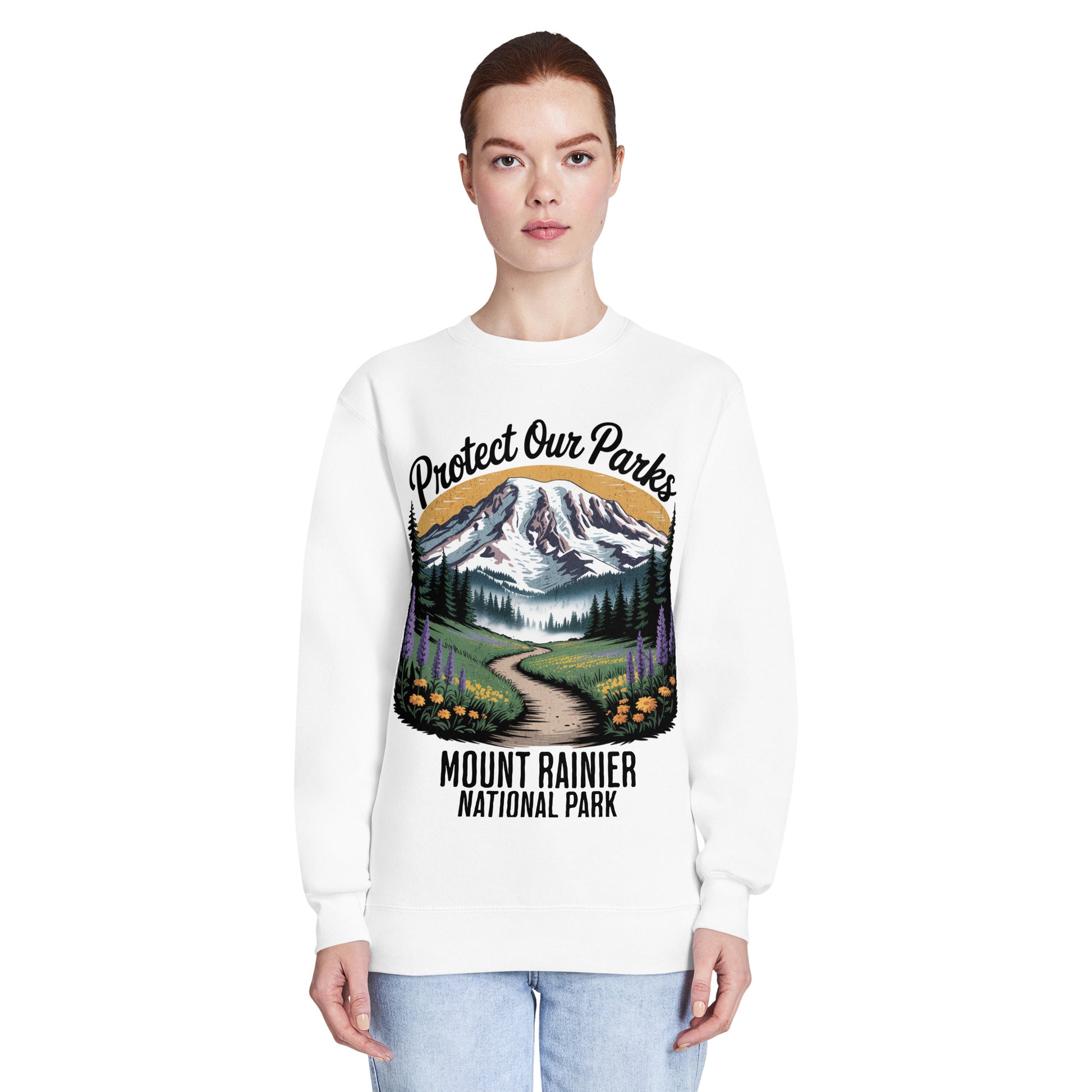 Protect Our Parks Rainier Crewneck Sweatshirt Sweatshirt Park Service Apparel