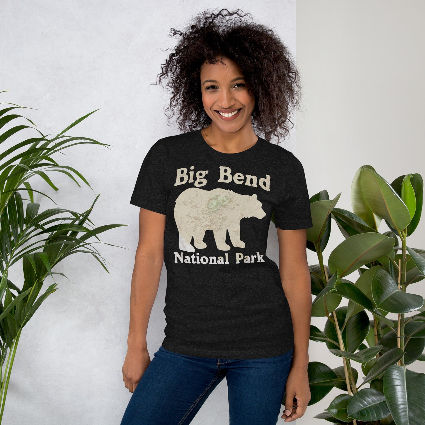 Big Bend Bear Topo Tee T-Shirt Park Service Apparel