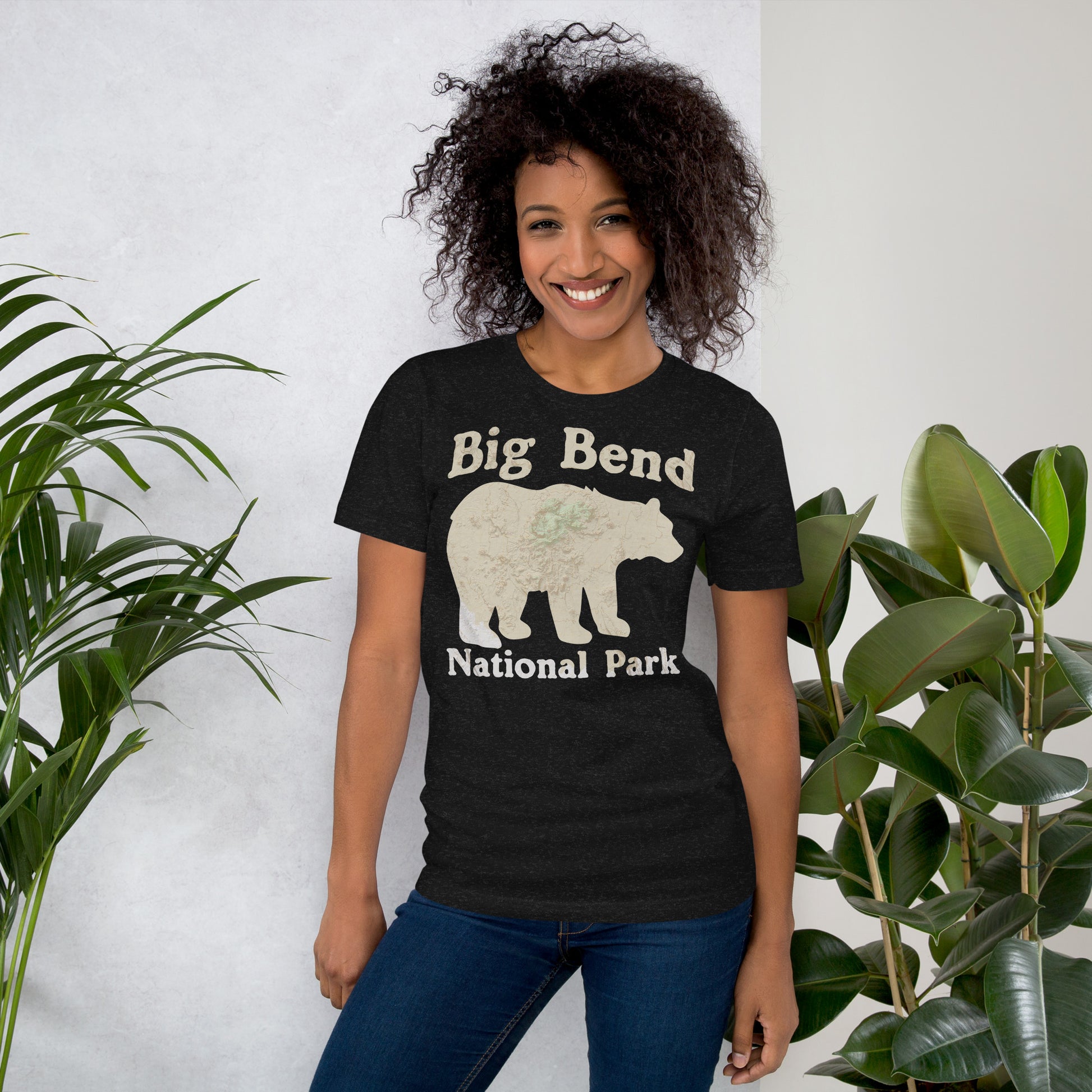 Big Bend Bear Topo Tee T-Shirt Park Service Apparel