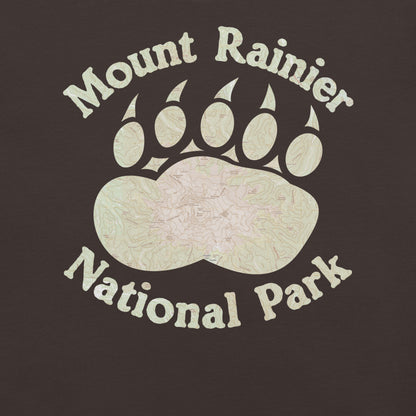 Rainier Bear Paw Topo T-shirt T-Shirt Park Service Apparel