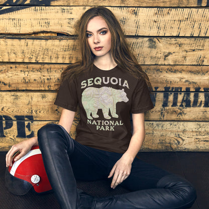 Sequoia Black Bear Topo T-shirt T-Shirt Park Service Apparel