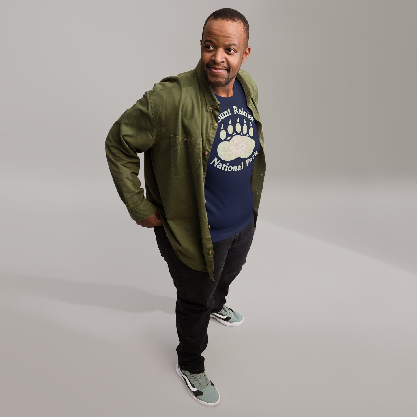 Rainier Bear Paw Topo T-shirt T-Shirt Park Service Apparel