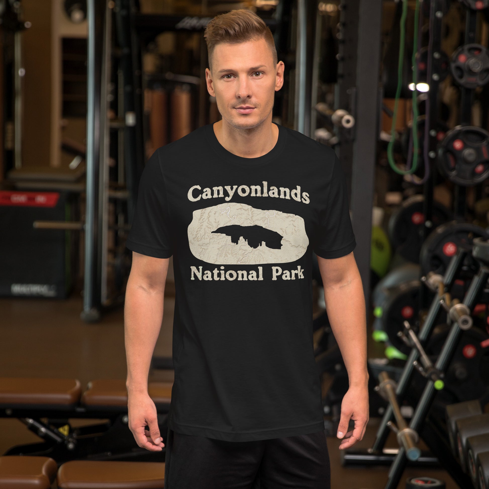 Canyonlands Mesa Arch Topo Tee T-Shirt Park Service Apparel