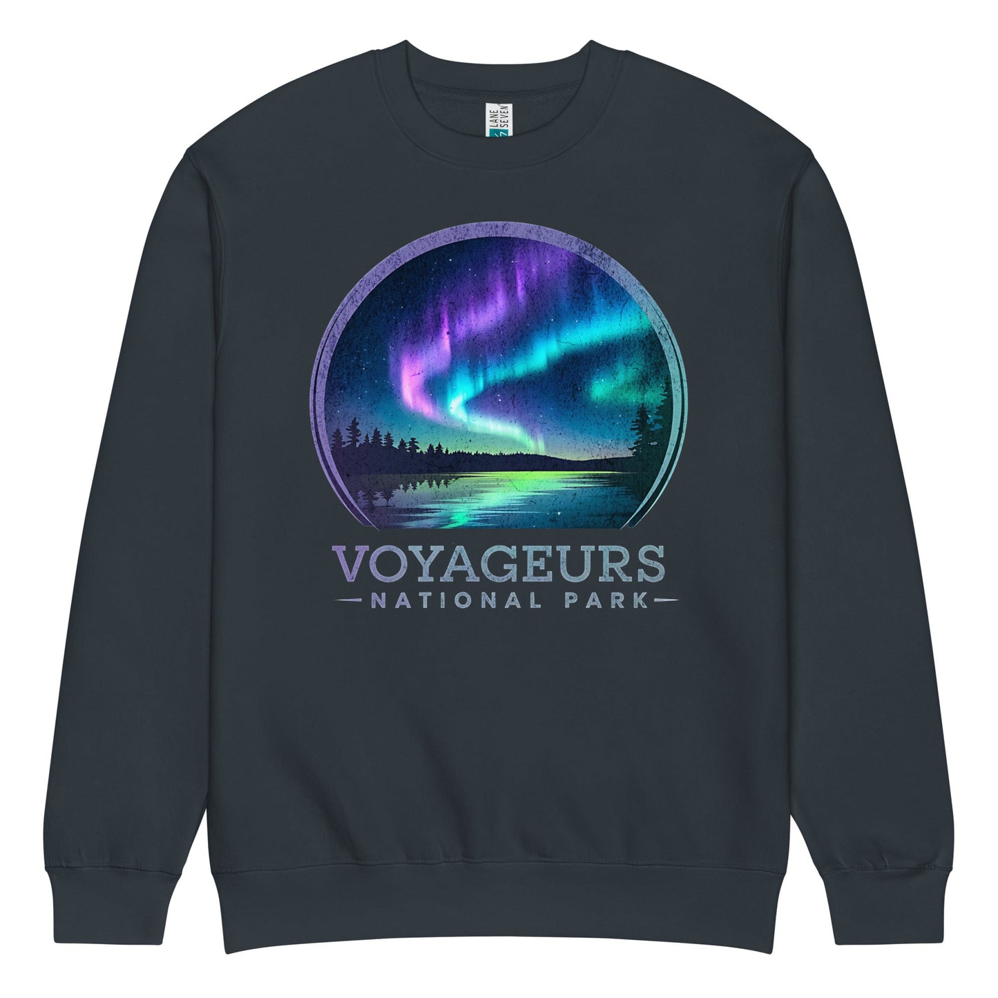 Voyageurs aurora borealis crewneck sweatshirt alternate apparel color or product angle