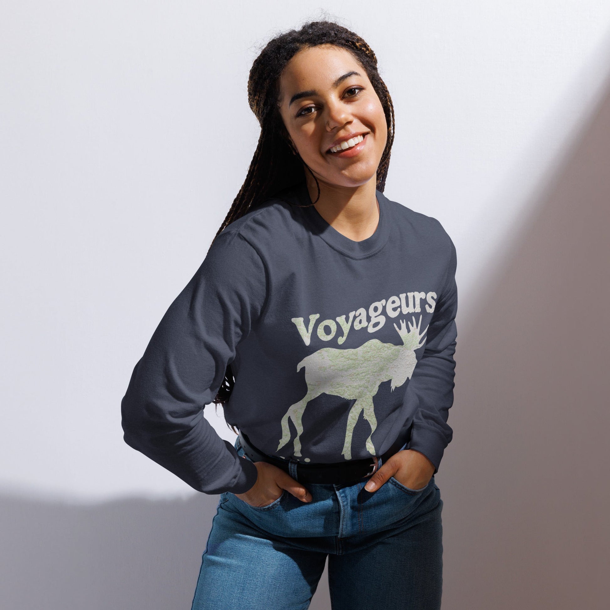 Voyageurs Heavyweight Long Sleeve Topo Tee - Parks ApparelLong - sleeve