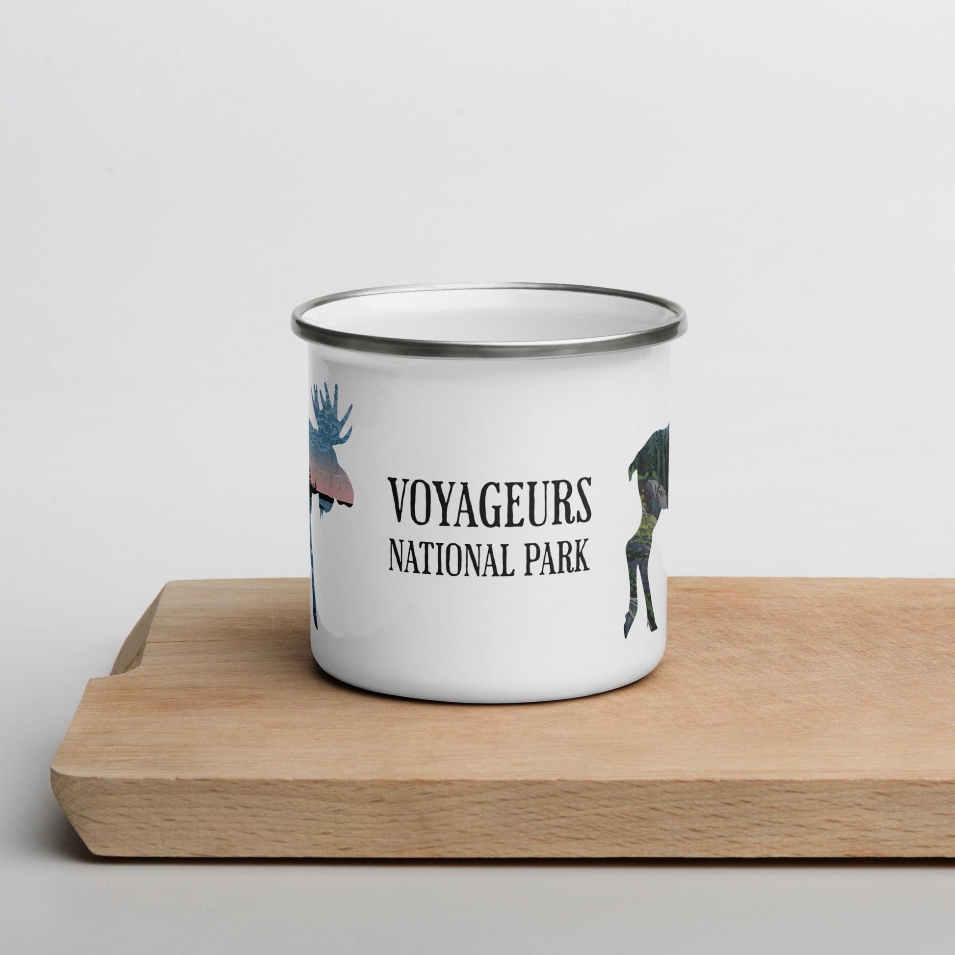 Voyageurs moose durable camp mug alternate product angle