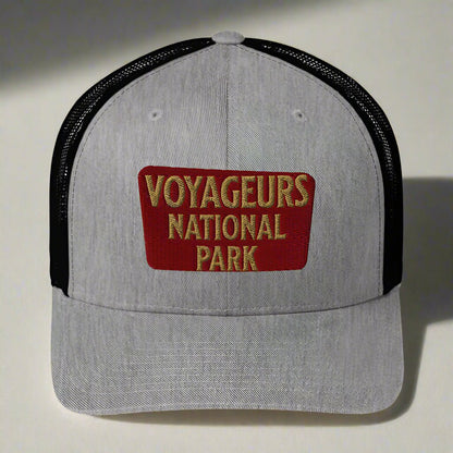 Voyageurs National Park embroidered trucker hat alternate product view