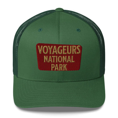 Voyageurs National Park embroidered trucker hat alternate product view