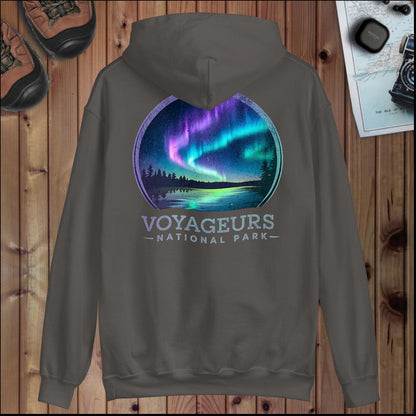 Voyageurs National Park hoodie alternate apparel color or product angle