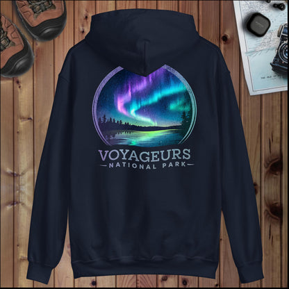 Voyageurs National Park hoodie alternate apparel color or product angle
