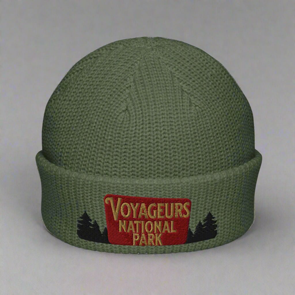 Voyageurs National Park Sign Embroidered Beanie - Parks Apparelhat