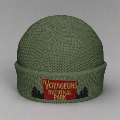 Voyageurs National Park Sign Embroidered Beanie - Parks Apparelhat