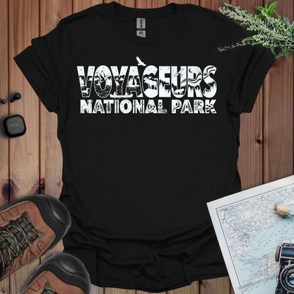 Voyageurs National Park Silhouette Graphic T-Shirt - Parks ApparelT-Shirt