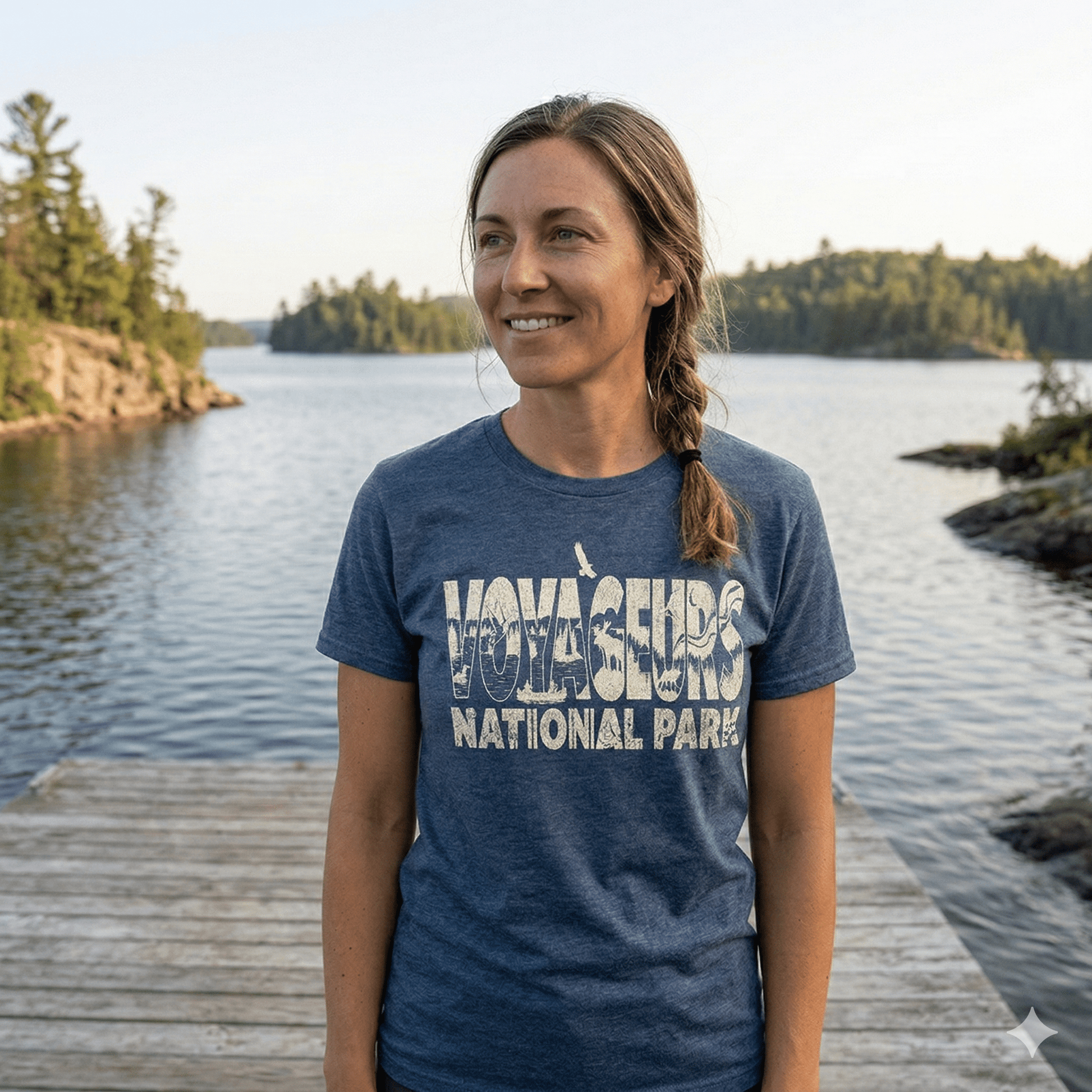 Voyageurs National Park Silhouette Graphic T-Shirt - Parks ApparelT-Shirt