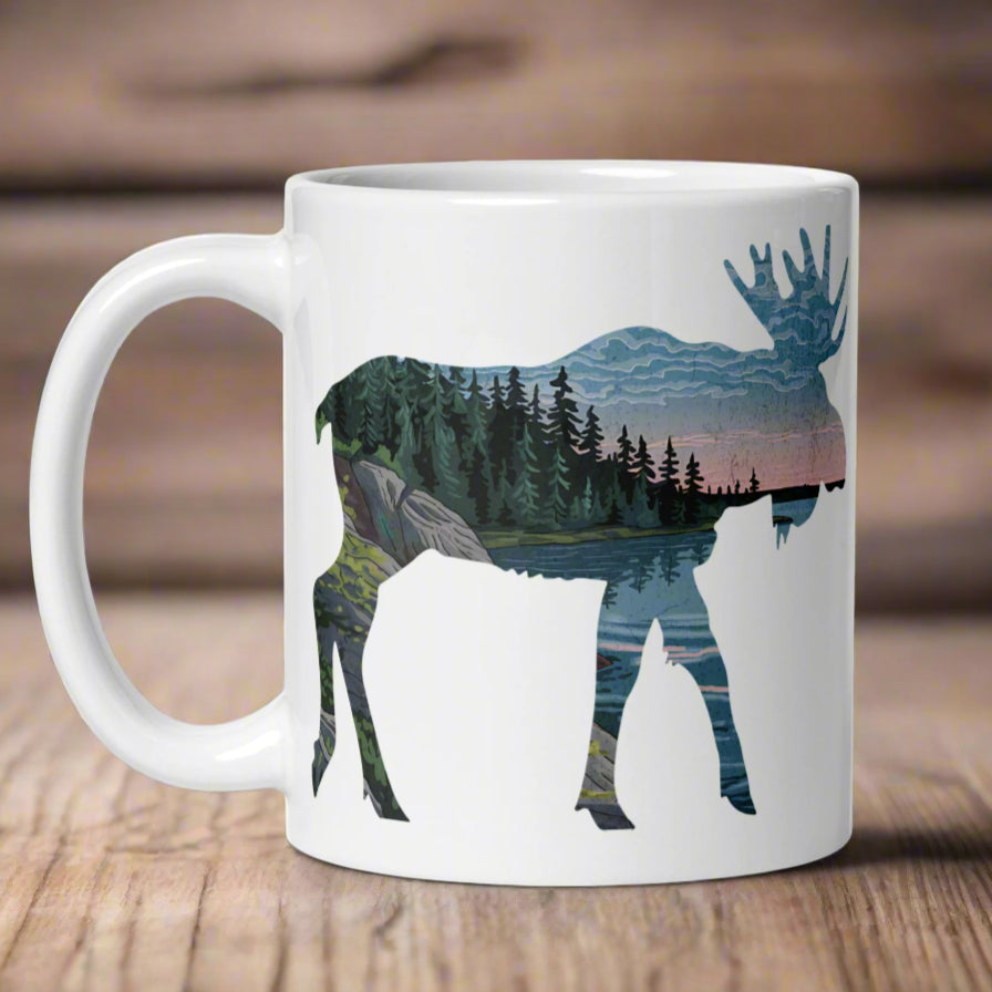 Isle Royale Moose National Park Mug Park Service Apparel 11 oz