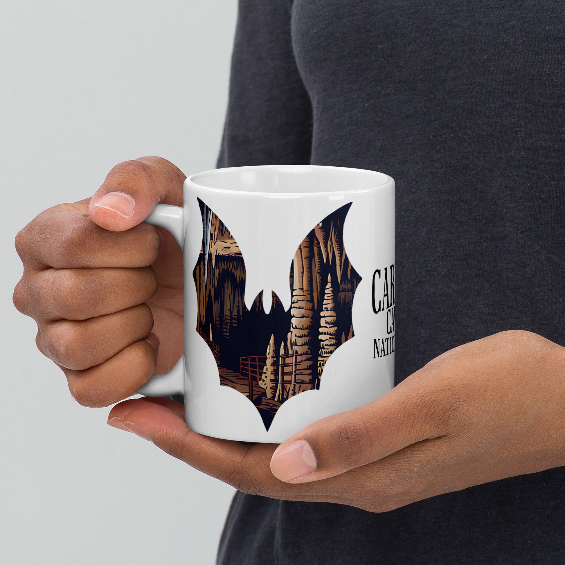Carlsbad Caverns Park Bat Mug mug Park Service Apparel