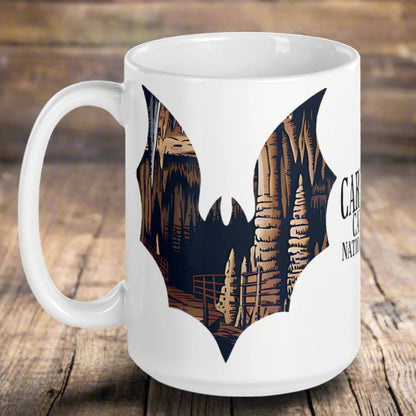 Carlsbad Caverns Park Bat Mug mug Park Service Apparel 15 oz