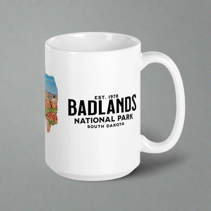 Badlands National Park Bison Mug Mug Park Service Apparel 15 oz
