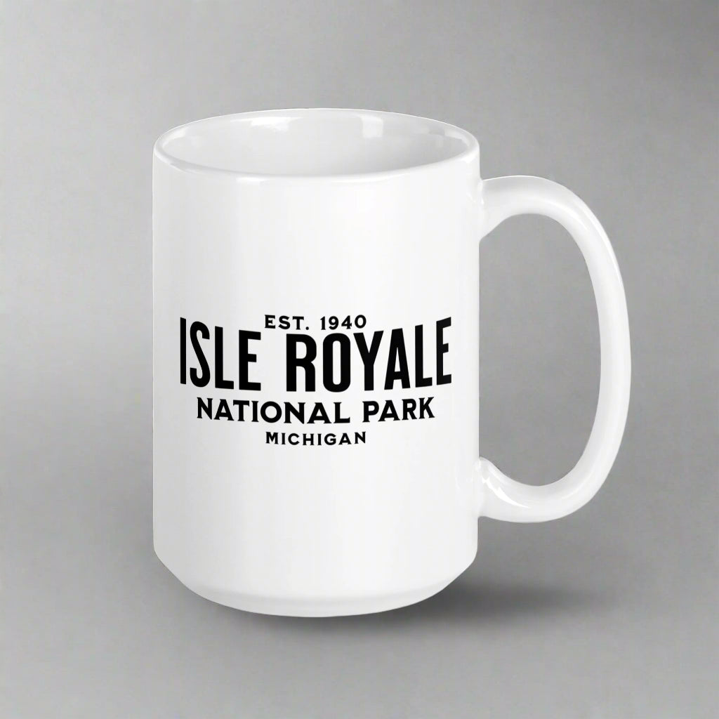 Isle Royale Moose National Park Mug Park Service Apparel 15 oz