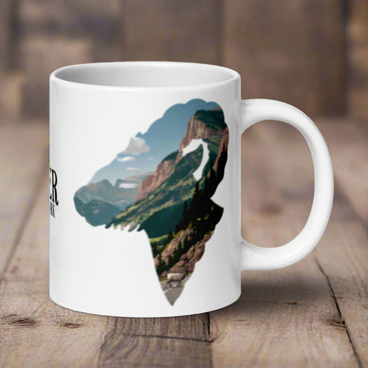 Glacier National Park Big Horned Sheep Mug Mug Park Service Apparel 20 oz