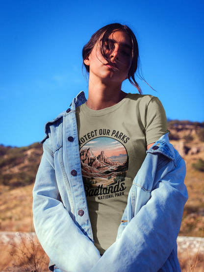 Badlands Protect Our Parks Unisex T-Shirt T-Shirt Printify