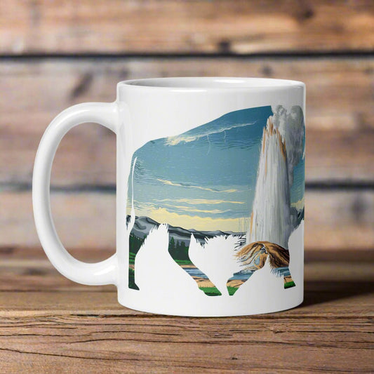 Yellowstone National Park bison mug primary product image