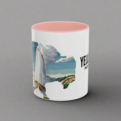 Yellowstone National Park Buffalo Old Faithful Bison Coffee Mug - Parks ApparelMug