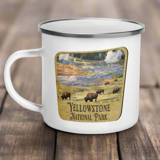 Yellowstone National Park sign durable camp mug primary product image