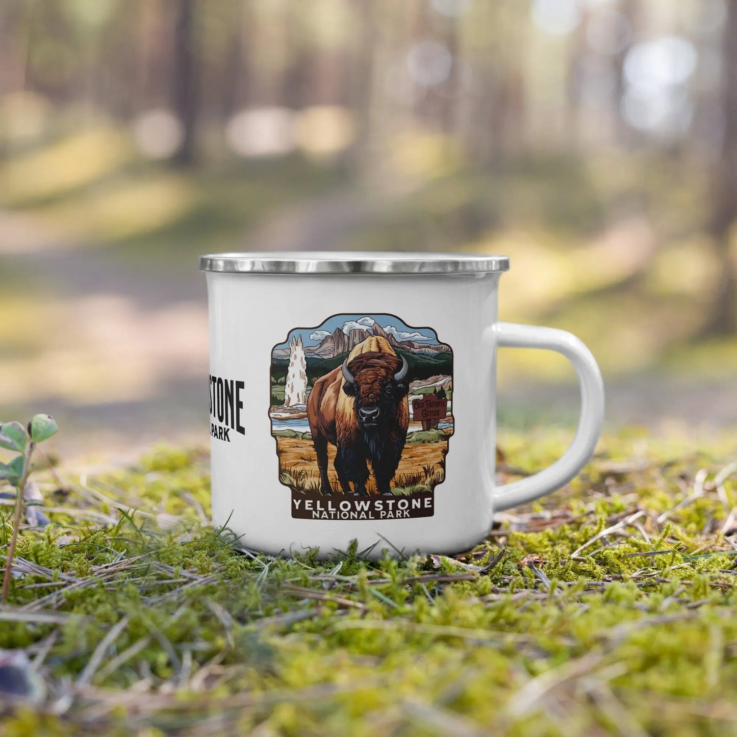 Yellowstone National Park Durable Enamel Camp Mug - Parks Apparel