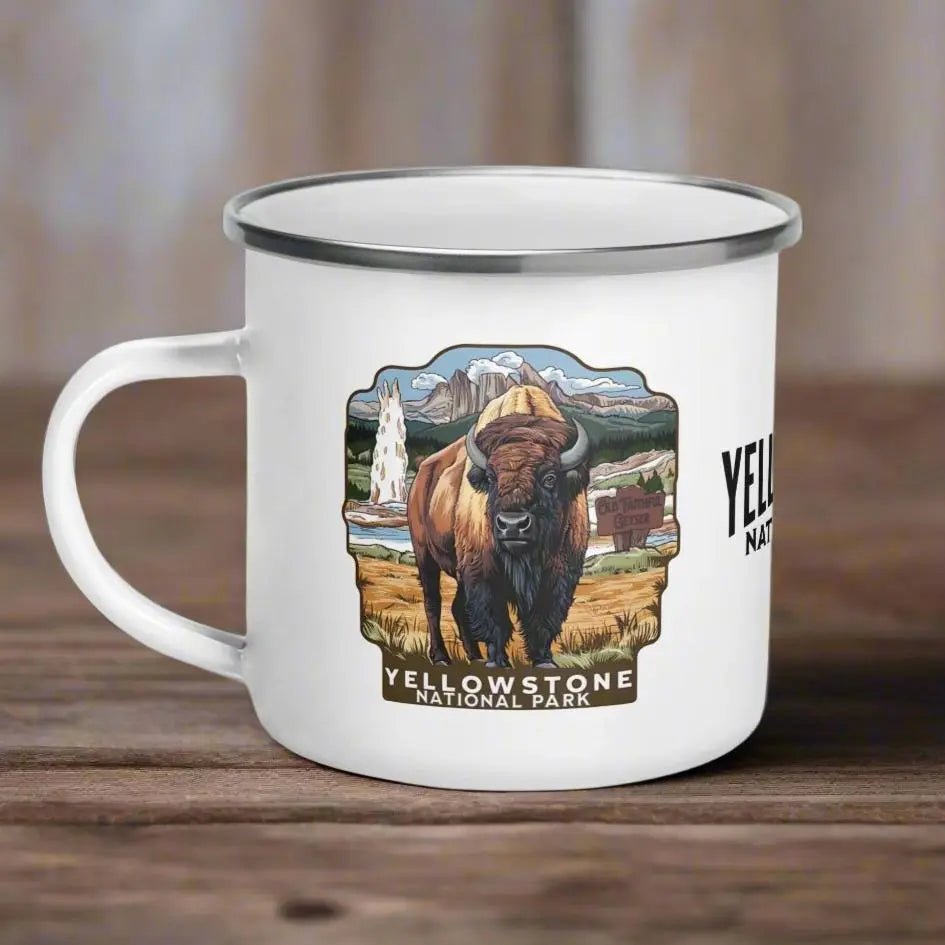 Yellowstone National Park Durable Enamel Camp Mug - Parks Apparel