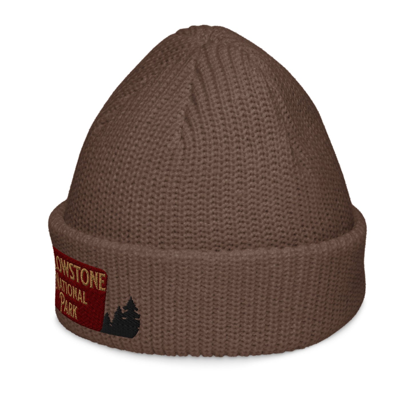 Yellowstone National Park Embroidered Beanie Wharf Style - Parks Apparel