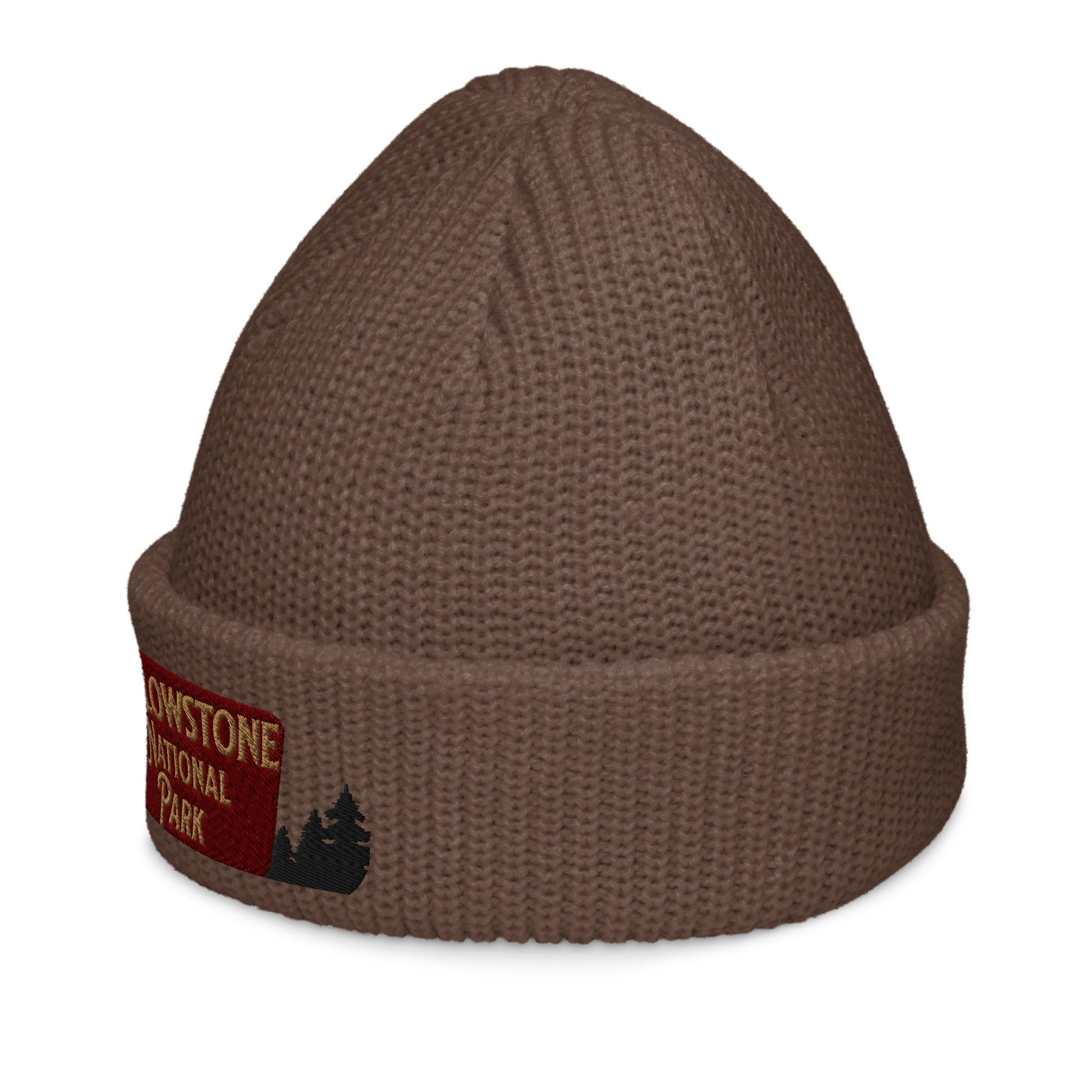 Yellowstone National Park Embroidered Beanie Wharf Style - Parks Apparel