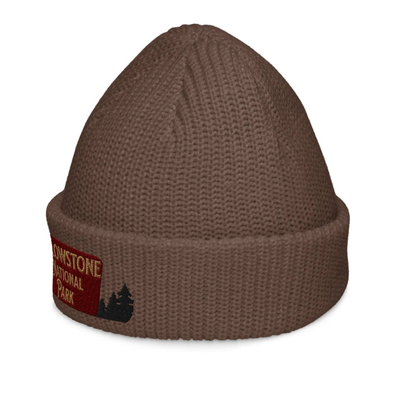 Yellowstone National Park Embroidered Beanie Wharf Style - Parks Apparel