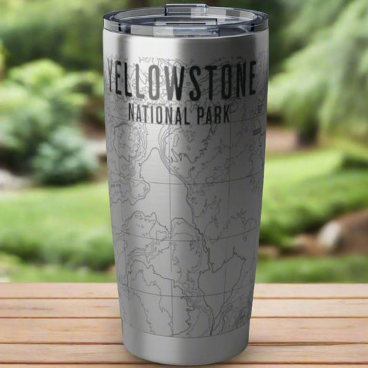 Yellowstone National Park Topographic Tumbler 20oz – Parks Apparel