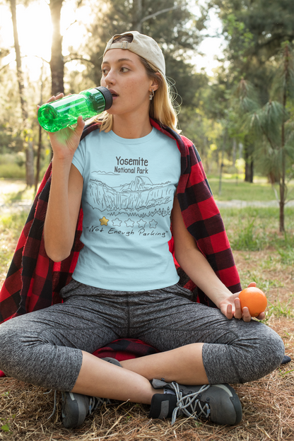 Yosemite 1 Star Review funny National Park graphic t-shirt detail or alternate product view