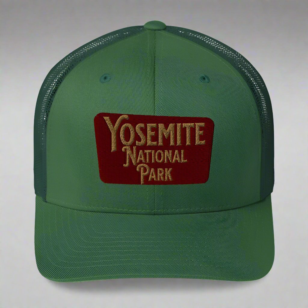 Yosemite Embroidered National Park Trucker Hat - Parks Apparelhat