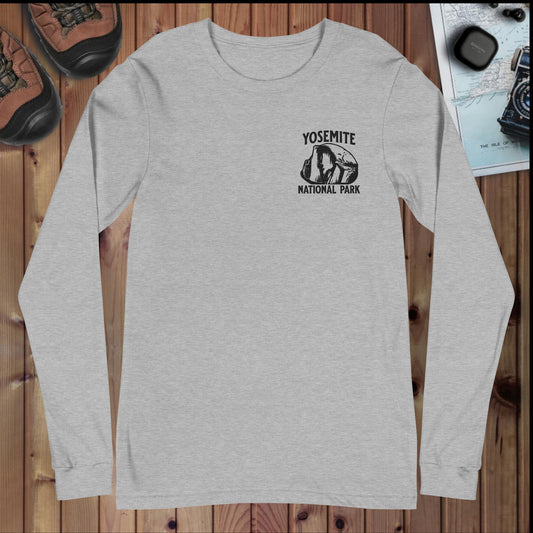 Yosemite Embroidered Unisex Long Sleeve Tee - Parks ApparelLong - sleeve