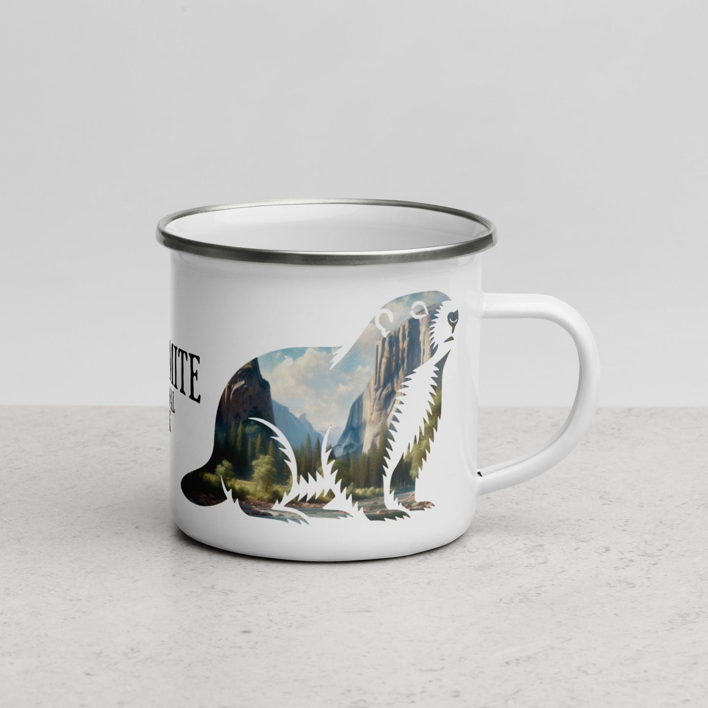Yosemite marmot National Park camp mug alternate product angle