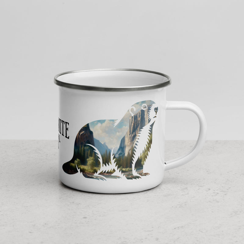 Yosemite marmot National Park camp mug alternate product angle