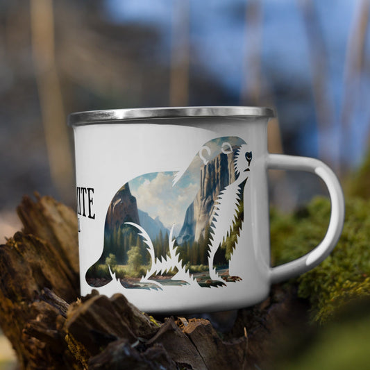 Yosemite Marmot National Park Camp Mug - Parks Apparelcamp mug
