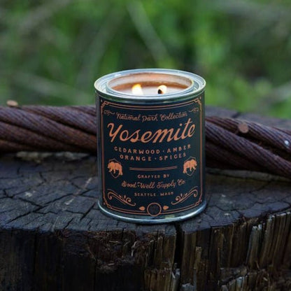 Yosemite National Park 8 oz candle shown as primary product image