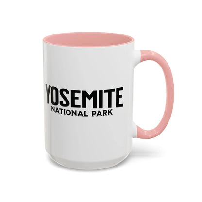 Yosemite National Park Coffee Mug 11oz 15oz Walk With Nature John Muir Quote Blue Black Pink Red - Parks ApparelMug